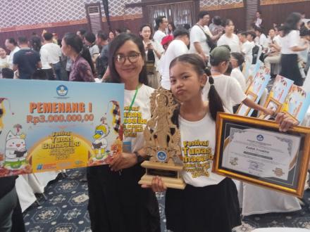 SISWI SD DESA JOANYAR JUARA I BEBANYOLAN TINGKAT PROVINSI 